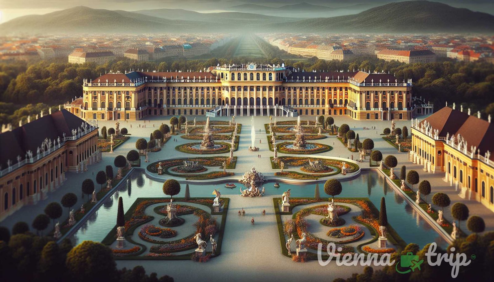 Illustration for section: Schönbrunn Palace: A UNESCO World Heritage Site No exploration of Vienna's palaces would be complet - gilded tales