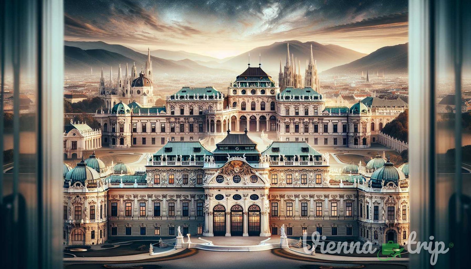 Illustration for section: Vienna's palaces are not only opulent showcases of wealth and power, but also masterpieces of archit - gilded tales
