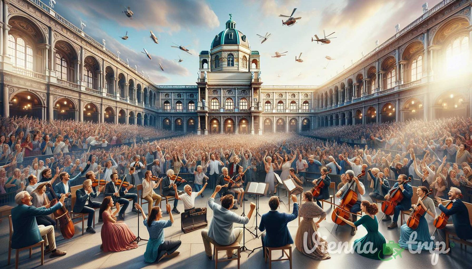 Illustrazione per la sezione: Festival di Vienna - crescendo di vienna