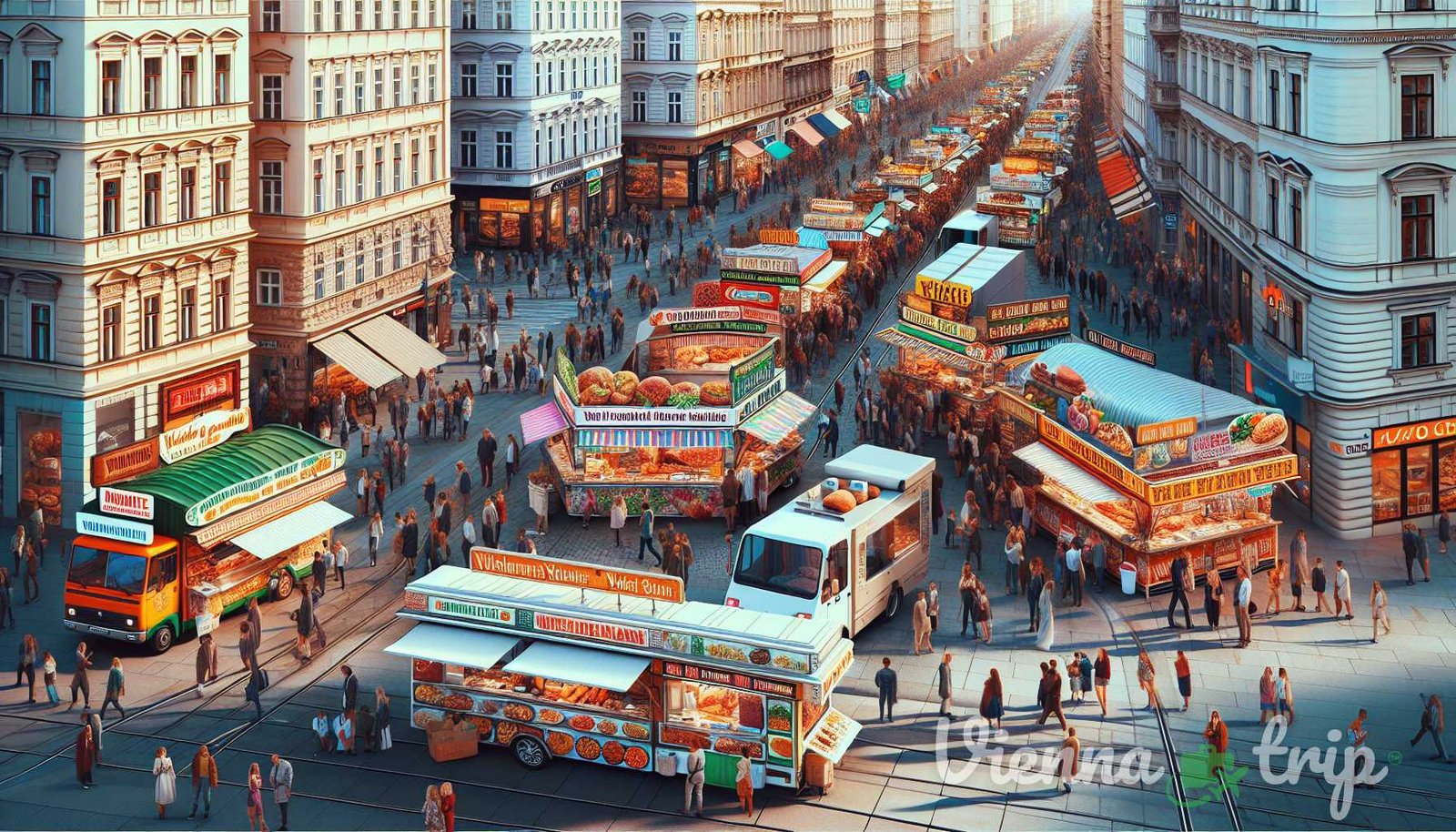 Illustration for section: Viennese Street Food: A Taste of Tradition While Viennese cuisine is often associated with fine dini - vienna delights