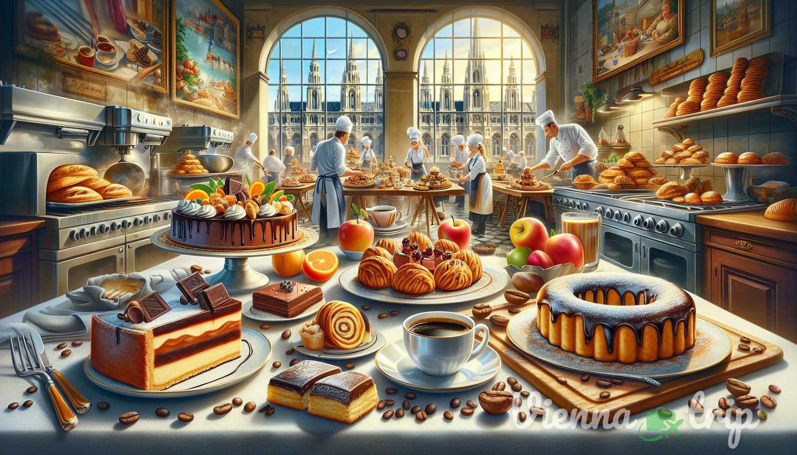 Illustration for section: Italian Cuisine: Italy's influence on Viennese cuisine can be traced back to the 16th century when I - vienna delights