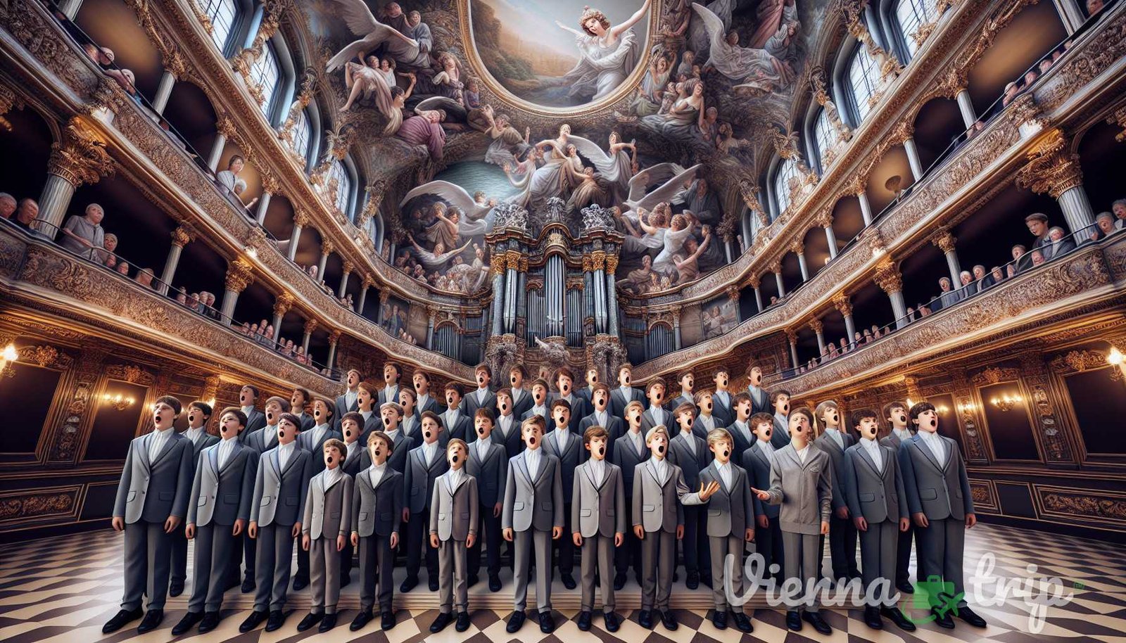 Ilustración para la sección: Coro de Niños de Viena: Con más de 500 años de historia, el Coro de Niños de Viena es una auténtica institución vienesa - vienna harmonies