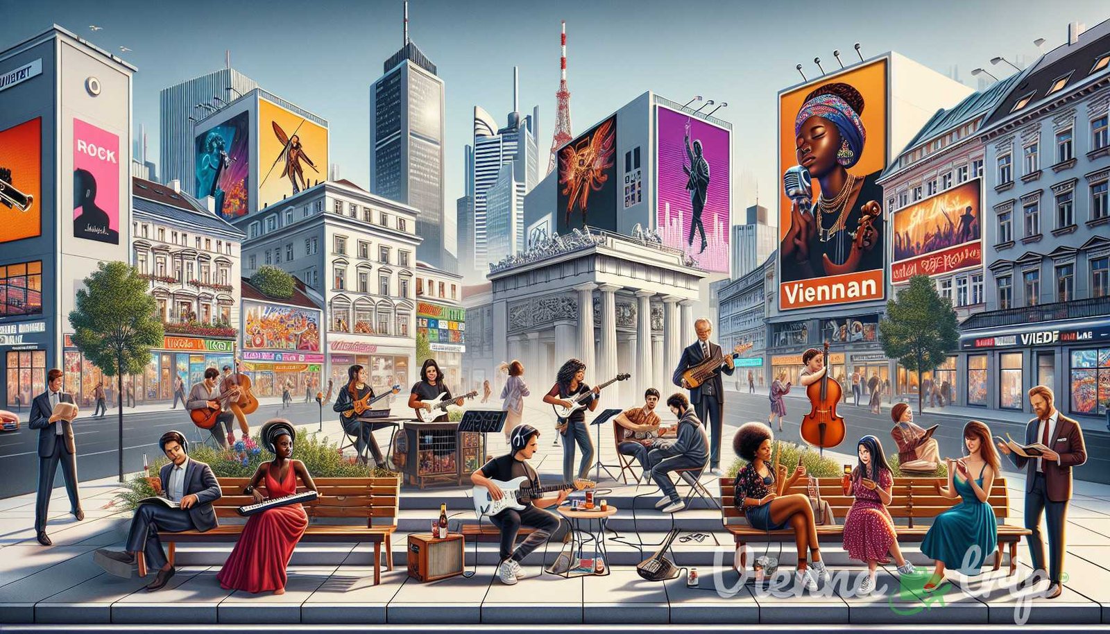Illustration for section: 3. Contemporary Music: In recent decades, Vienna has embraced a more contemporary and eclectic music - vienna melodies