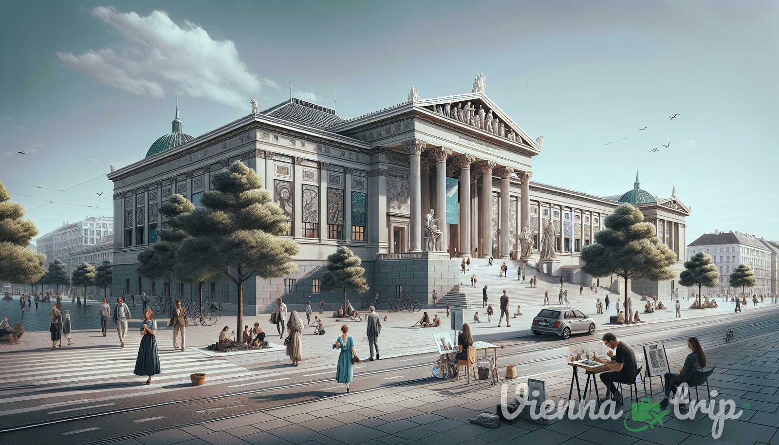 Ilustración para la sección: El Museo Leopold es un museo de arte moderno ubicado en el MuseumsQuartier de Viena. Lleva el nombre de los museos de Viena.