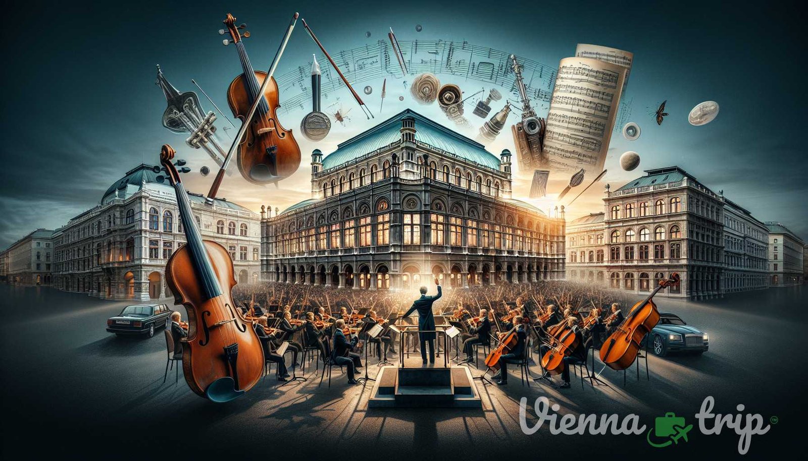Illustration for section: Vienna Symphonies: The Heartbeat of Vienna's Classical Music Scene Vienna Symphony is an important p - viennas melodic revival